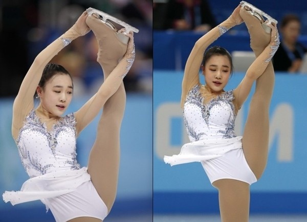 Ấn tượng với hot girl 17 tuổi của làng trượt băng Hàn Quốc