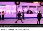 Free style ice skating